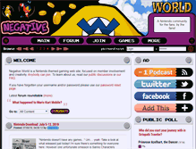Tablet Screenshot of negativeworld.org
